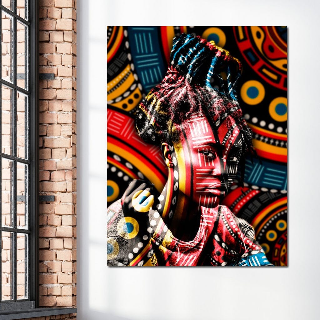 Colorful Portrait Canvas Wall Art