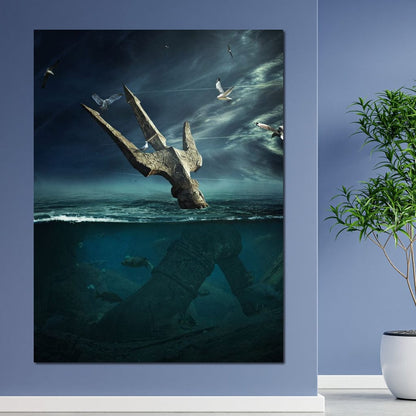 Last Hope - Poseidon Canvas Wall Art