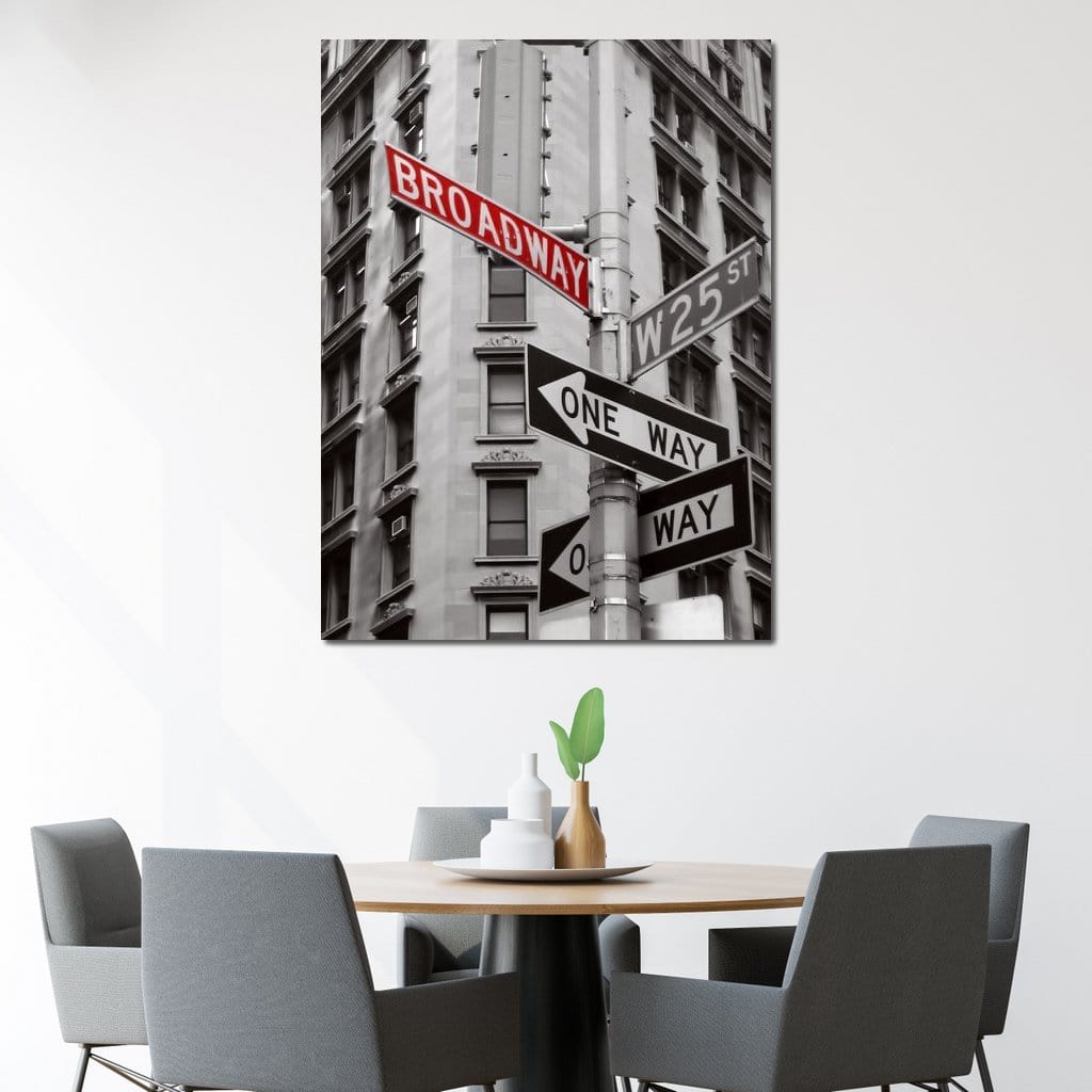 Broadway Canvas Wall Art