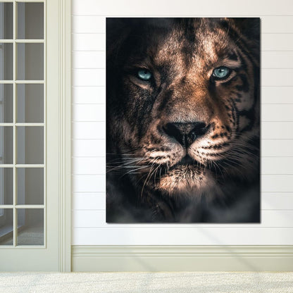 Lion Tiger Canvas Wall Art