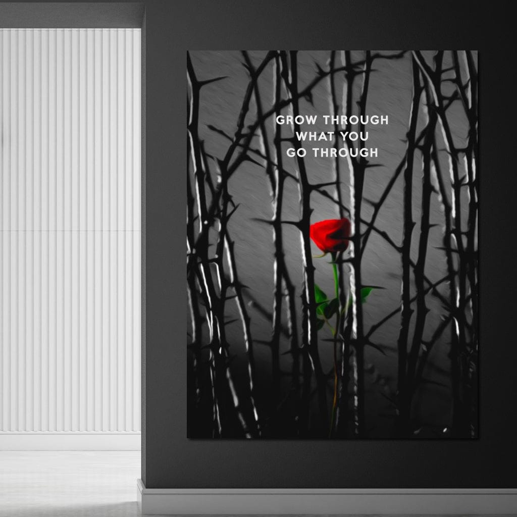 Grow Through Canvas Wall Art