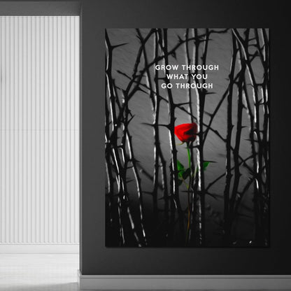 Grow Through Canvas Wall Art
