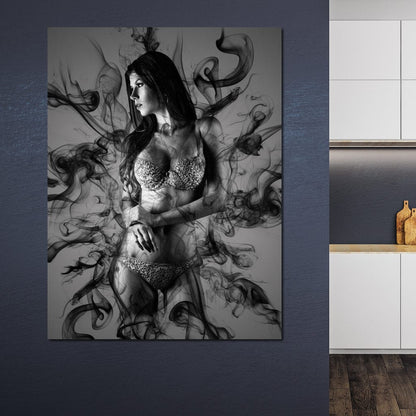 The Smoke Collection 08 Canvas Wall Art