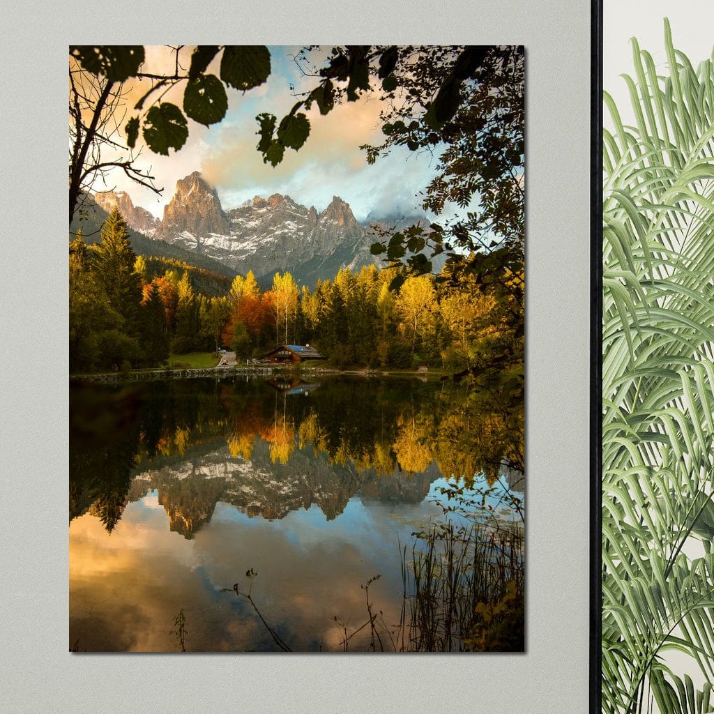 Lake Welsperg Canvas Wall Art