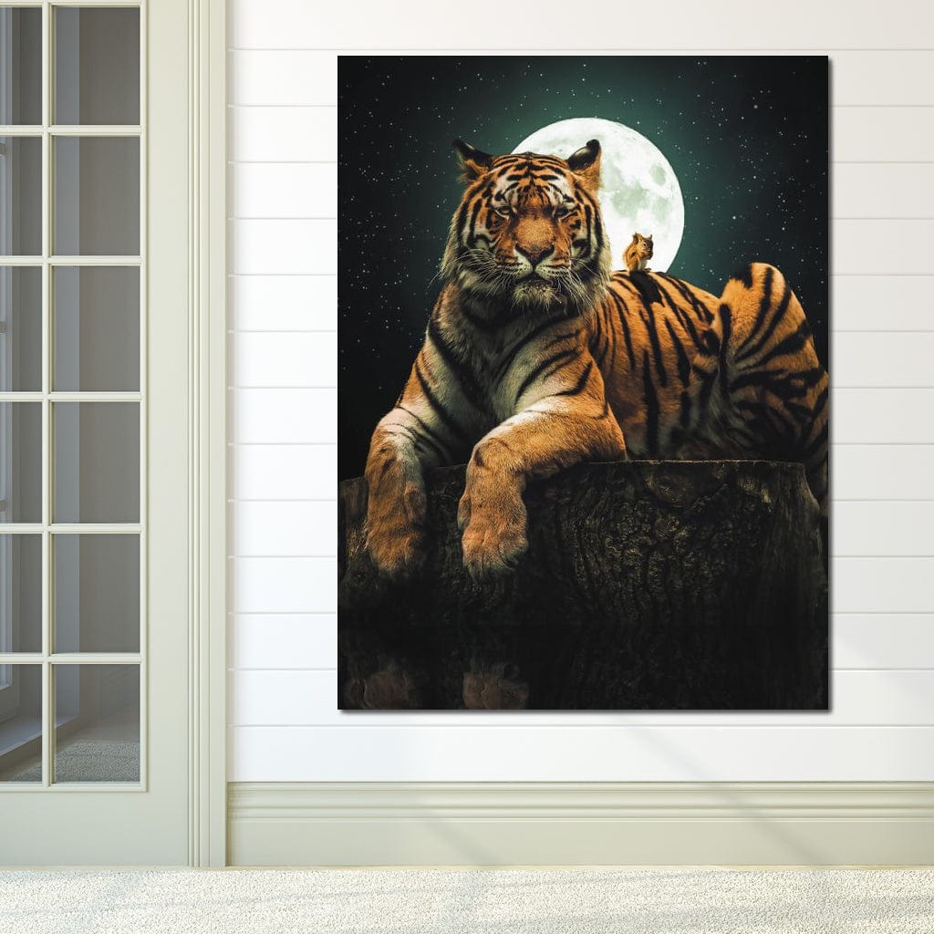 Tiger Squirel Canvas Wall Art