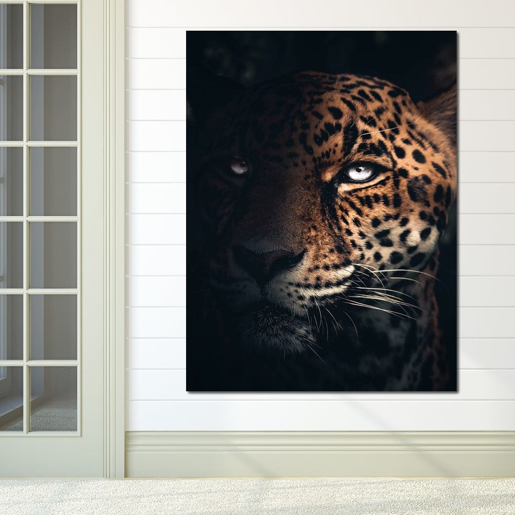 Jaguar Half Canvas Wall Art