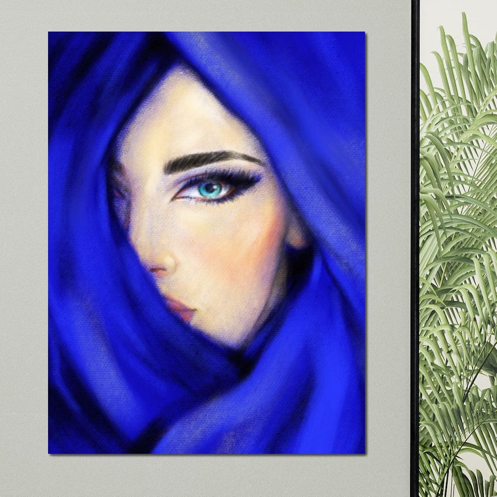 Blue Eye Canvas Wall Art