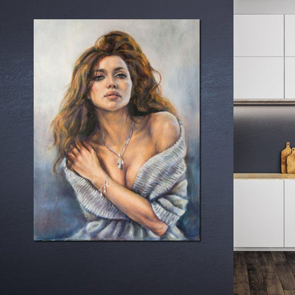 Sensual Portrait Canvas Wall Art