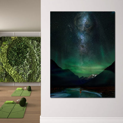 Odin Viking Funeral Boat - KitConcepts Canvas Wall Art