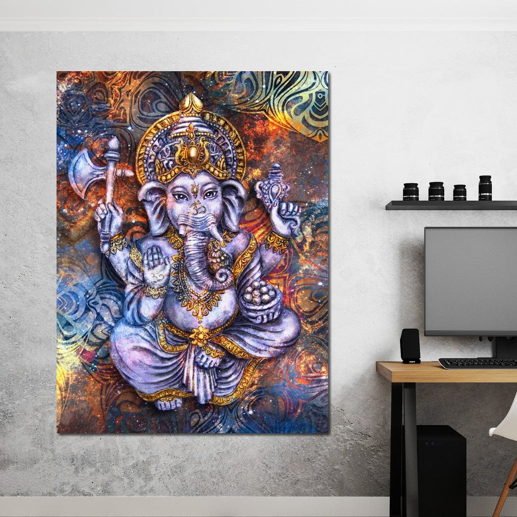 Spiritual Ganesha Canvas Wall Art