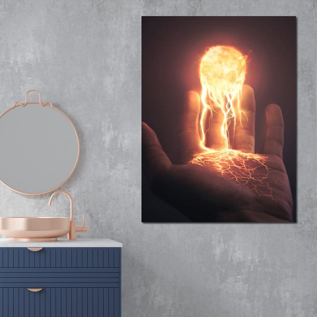 Holding the Sun Canvas Wall Art