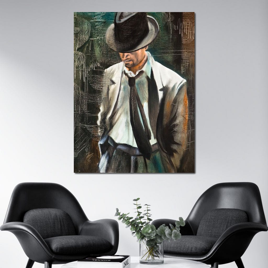 Stylish Man Canvas Wall Art