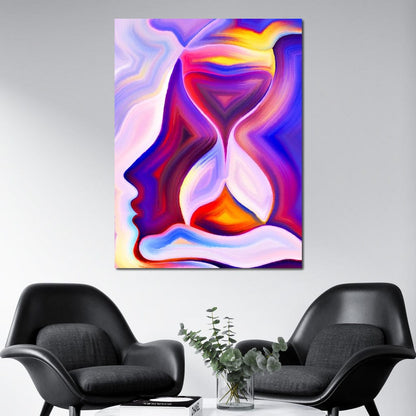 Time Consciousness Canvas Wall Art