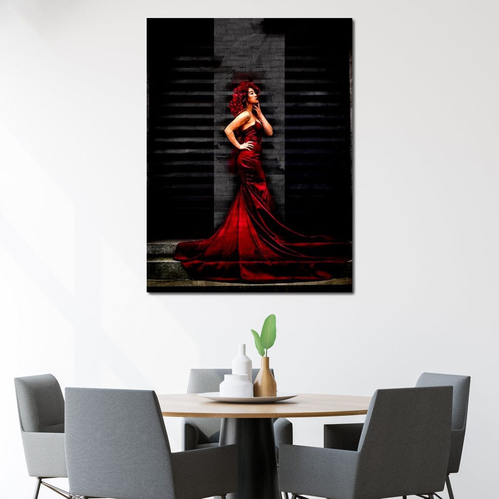 Red Passion Canvas Wall Art