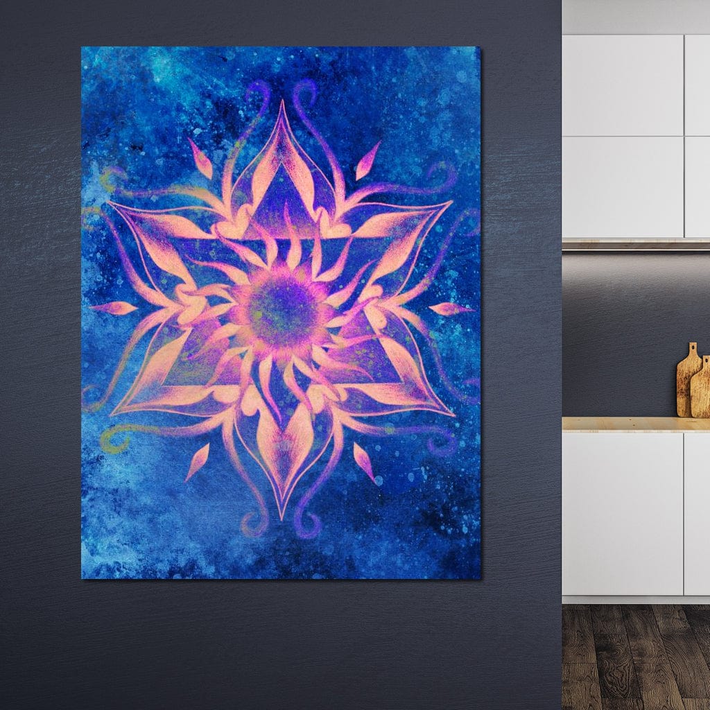 Pink Mandala Canvas Wall Art