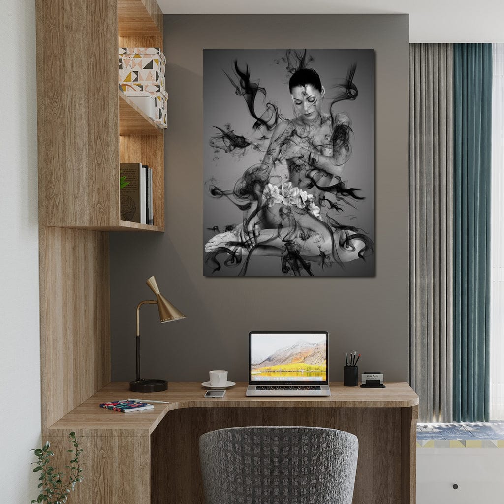 The Smoke Collection 07 Canvas Wall Art