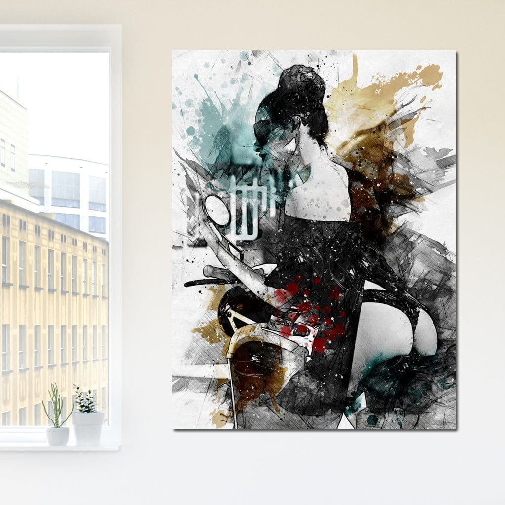 Sensuel a Paris Canvas Wall Art