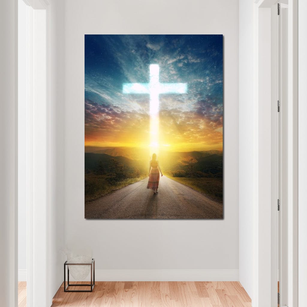 Faith Road Canvas Wall Art