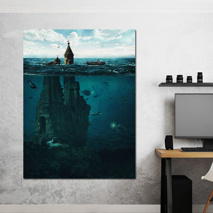 Lost City Canvas Wall Art