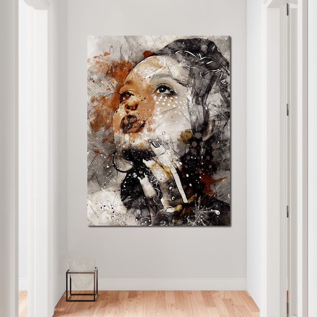 Woman Portrait Canvas Wall Art