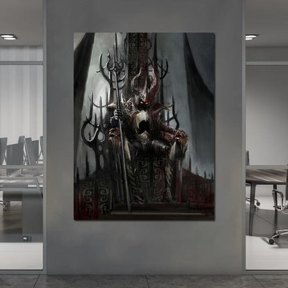 Death Knight Canvas Wall Art