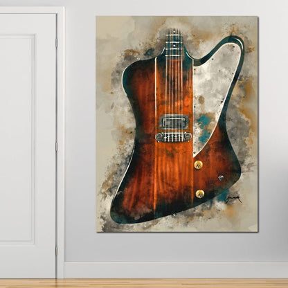 Eric Clapton's Electric Guitar Canvas Wall Art