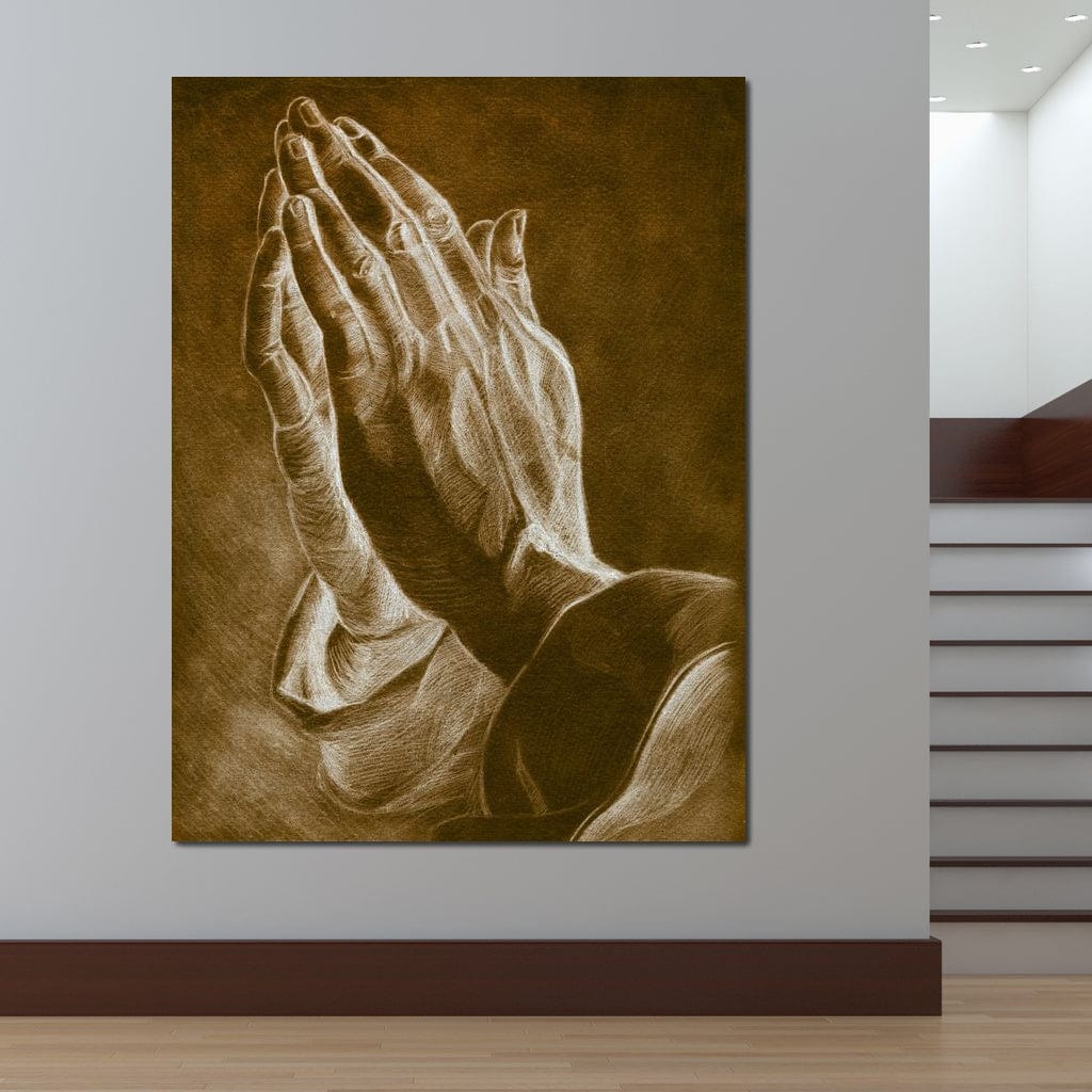 Praying Hands Canvas Wall Art