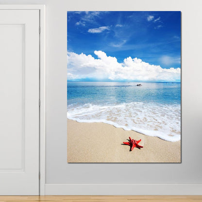 Caribbean Beach Canvas Wall Art