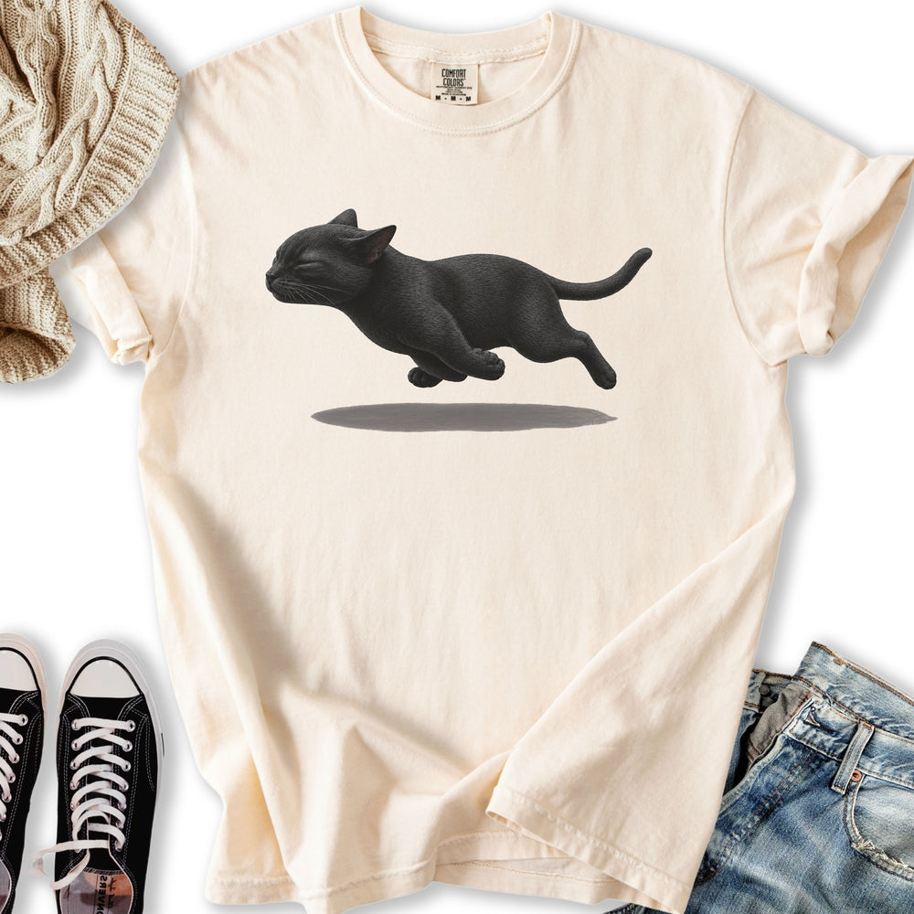 Black Cat Zoomies Relaxed Tee