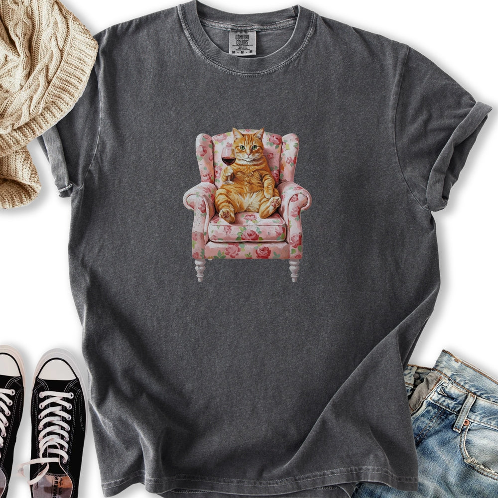 Orange Tabby Chair Relaxed Tee