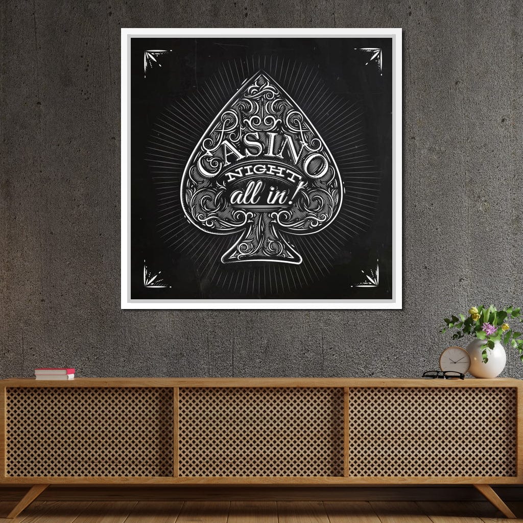 Casino Night Canvas Wall Art