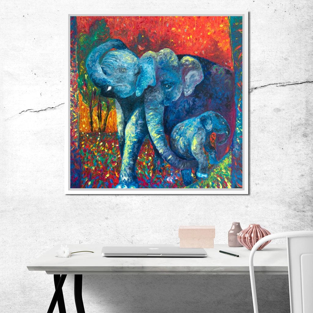 Enlightened by Family Canvas Wall Art