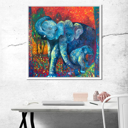 Enlightened by Family Canvas Wall Art