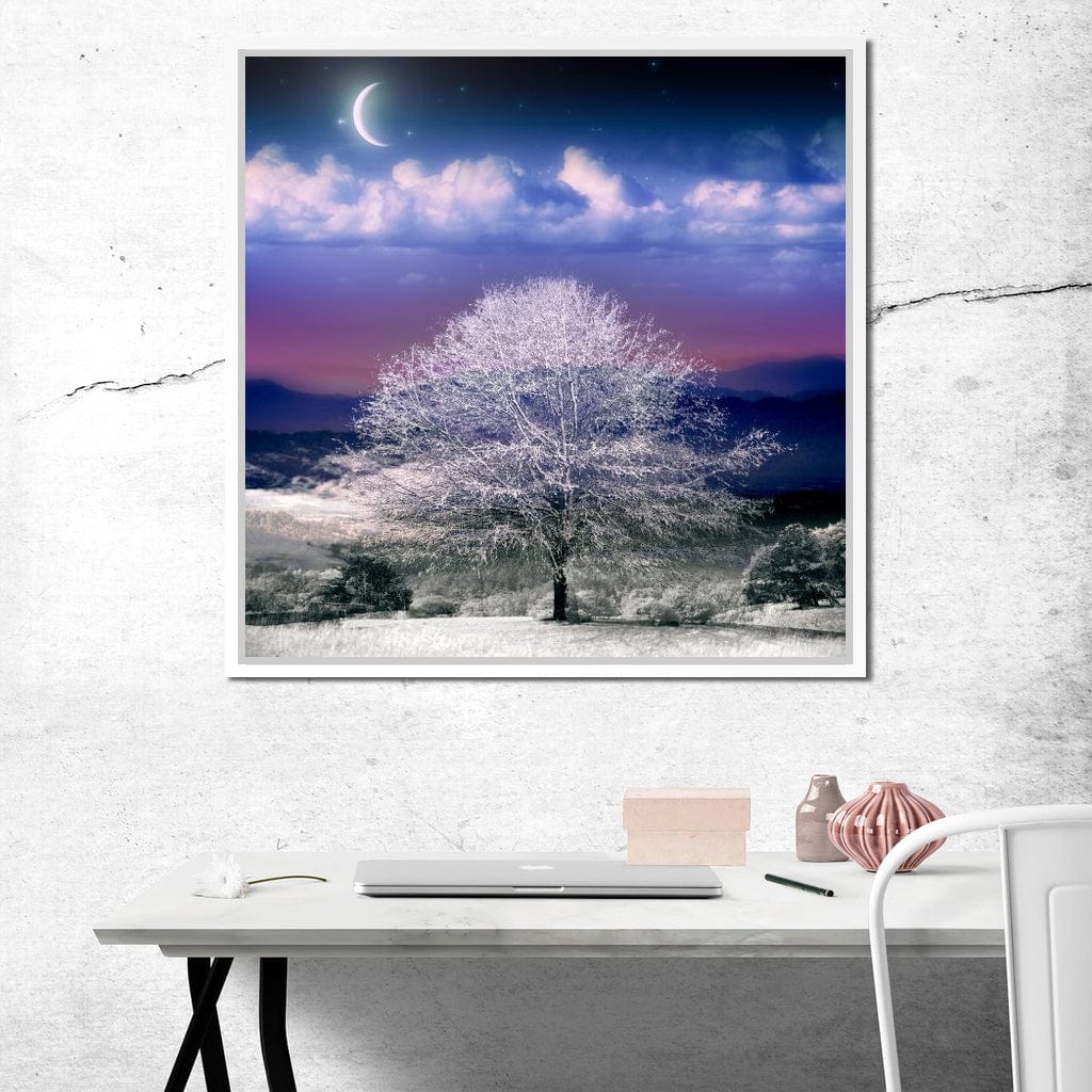 Fantasy Winter Scene Canvas Wall Art