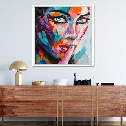 Janice Portrait Canvas Wall Art