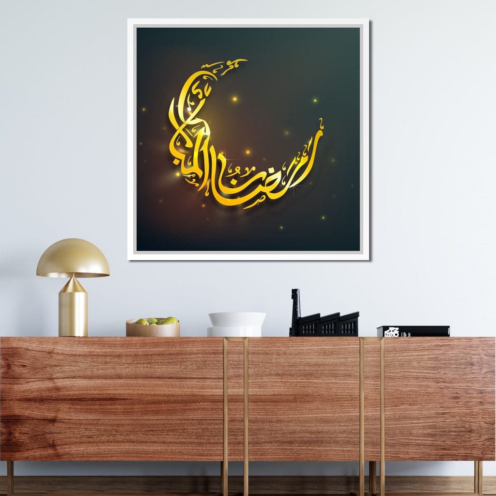 Half Moon Canvas Wall Art