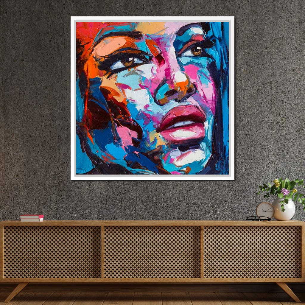 Violet Portrait Canvas Wall Art