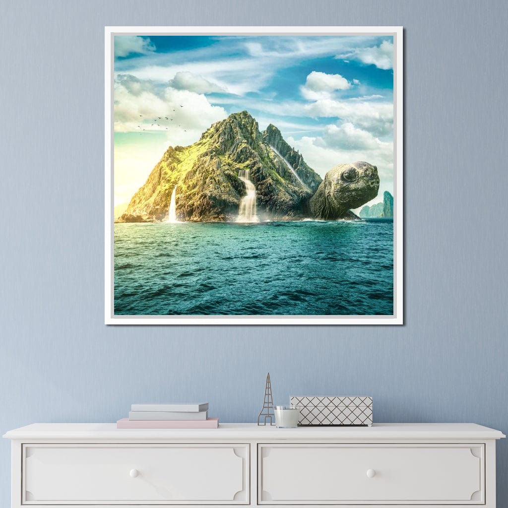 Turtle Island Canvas Wall Art