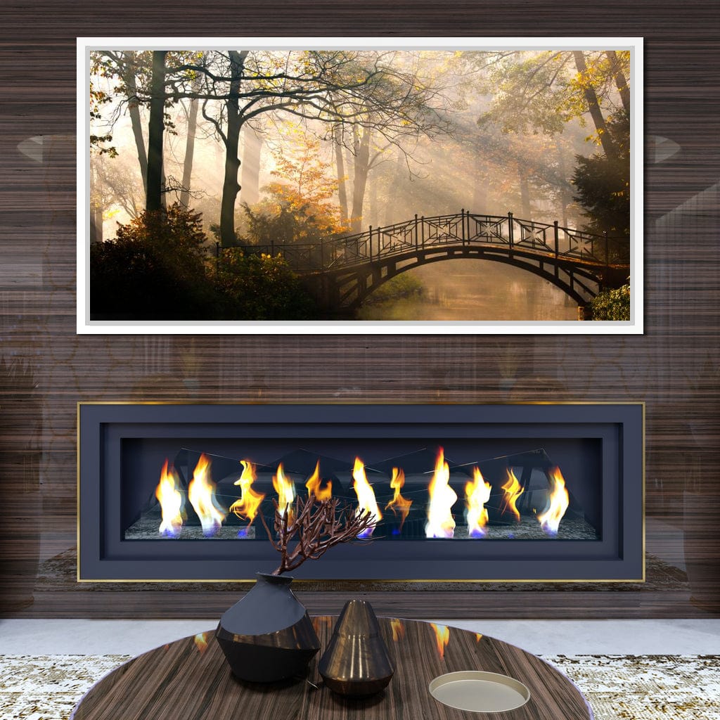 Park Bridge Canvas Wall Art