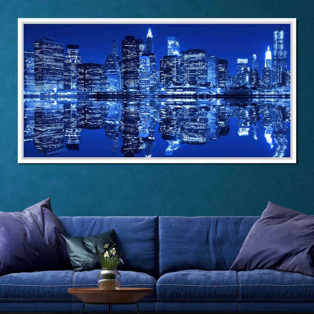 New York City Reflection Canvas Wall Art
