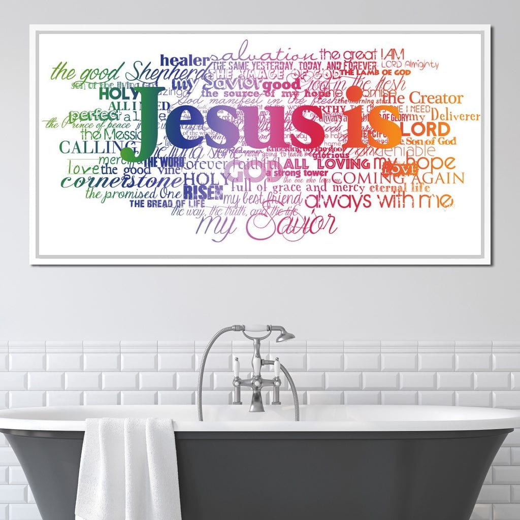 Jesus Is Canvas Wall Art