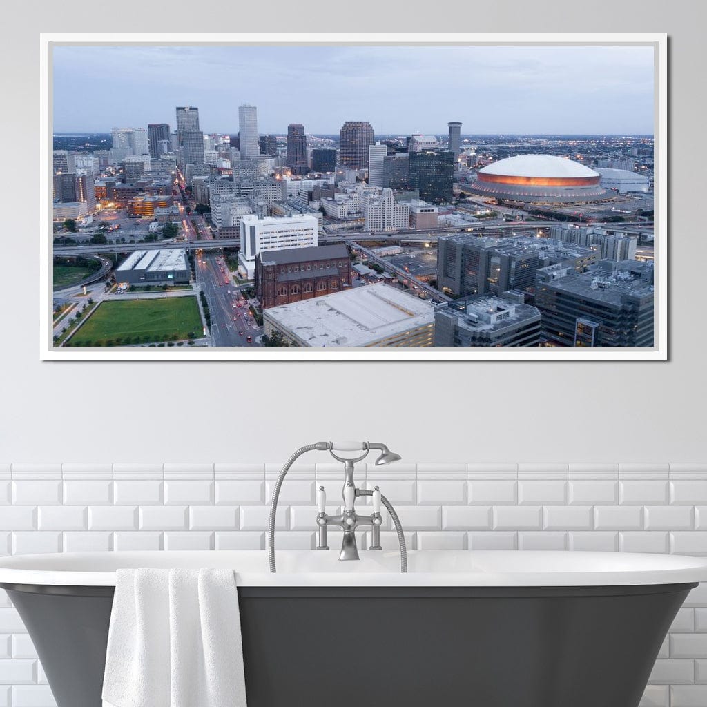 New Orleans Skyline Canvas Wall Art