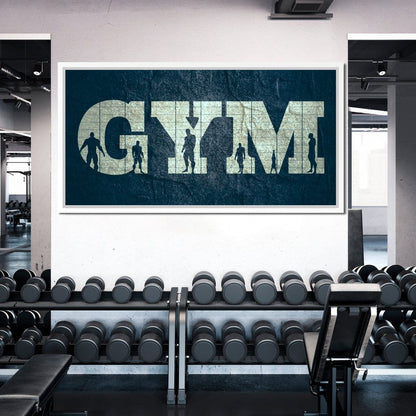 Gym Canvas Wall Art