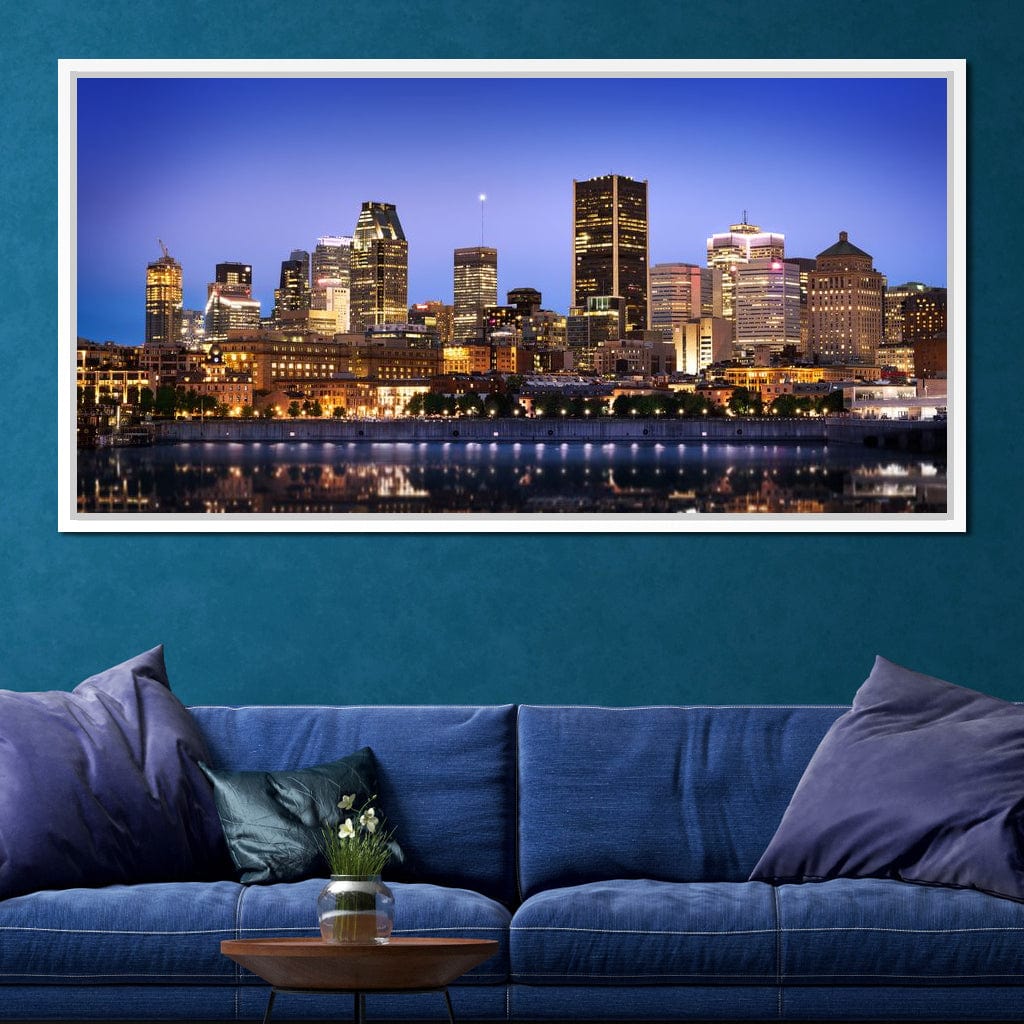 Montreal Skyline Canvas Wall Art