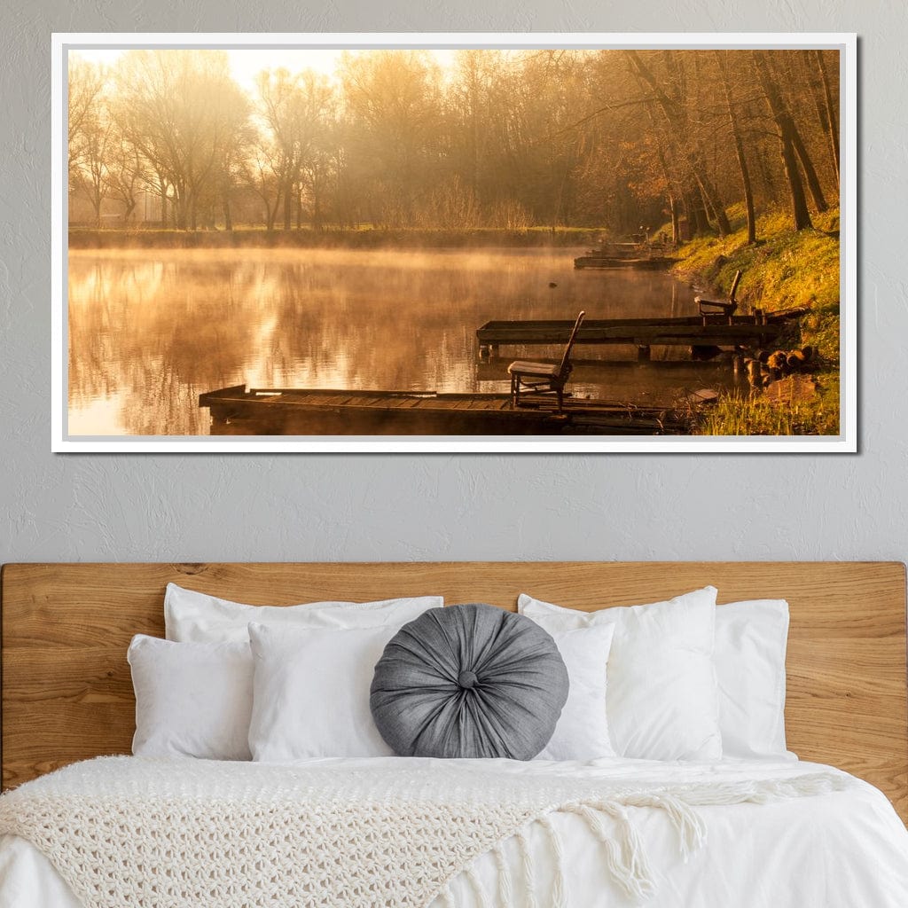 Relaxing Lake Canvas Wall Art