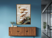 Forest Mushrooms Canvas Print - Rustic Nature Wall Art | Ready to Hang