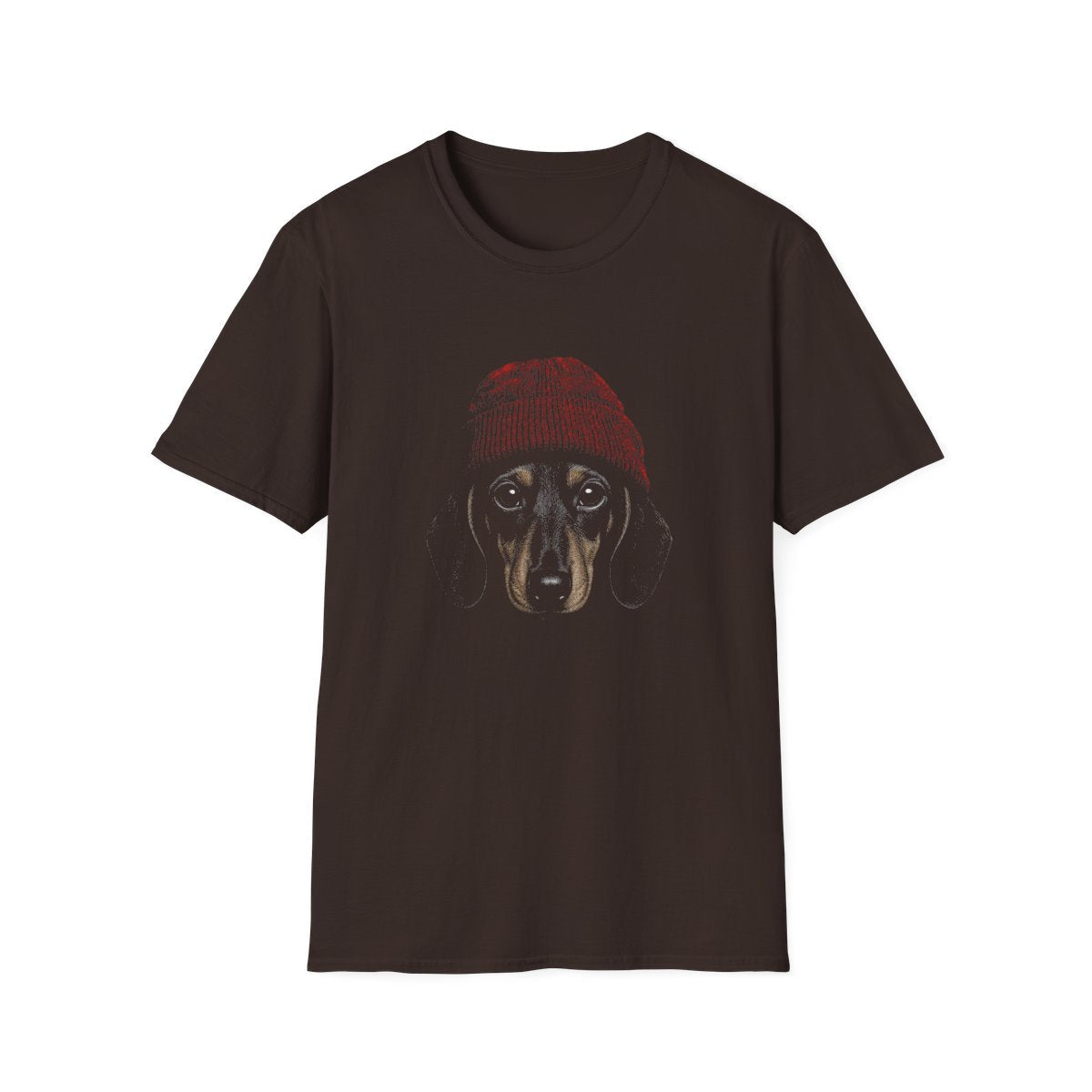 Dachshund In Beanie Tee