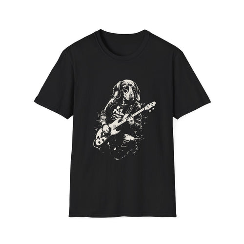 Dachshund Rocking Guitar Tee
