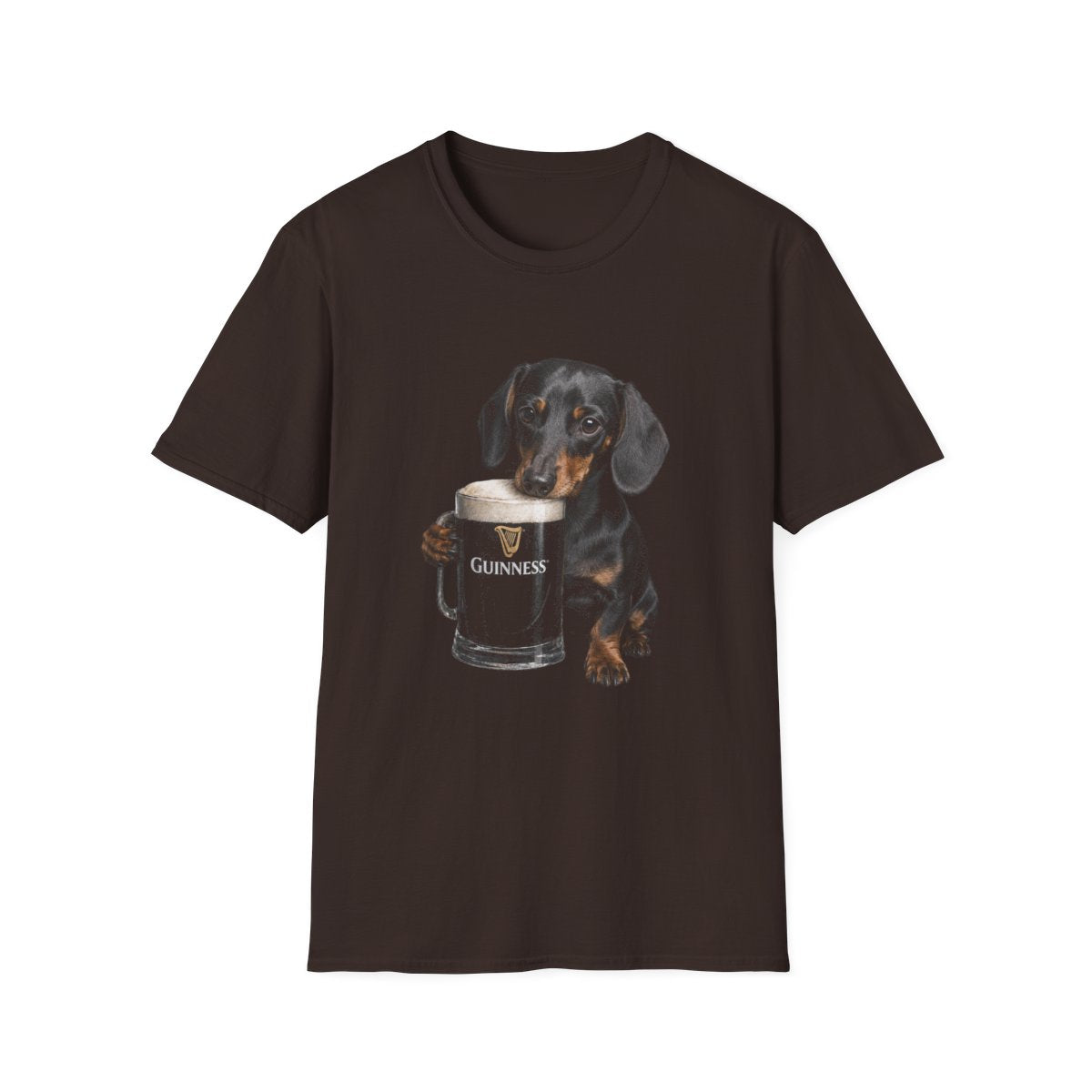Dachshund With A Pint Tee