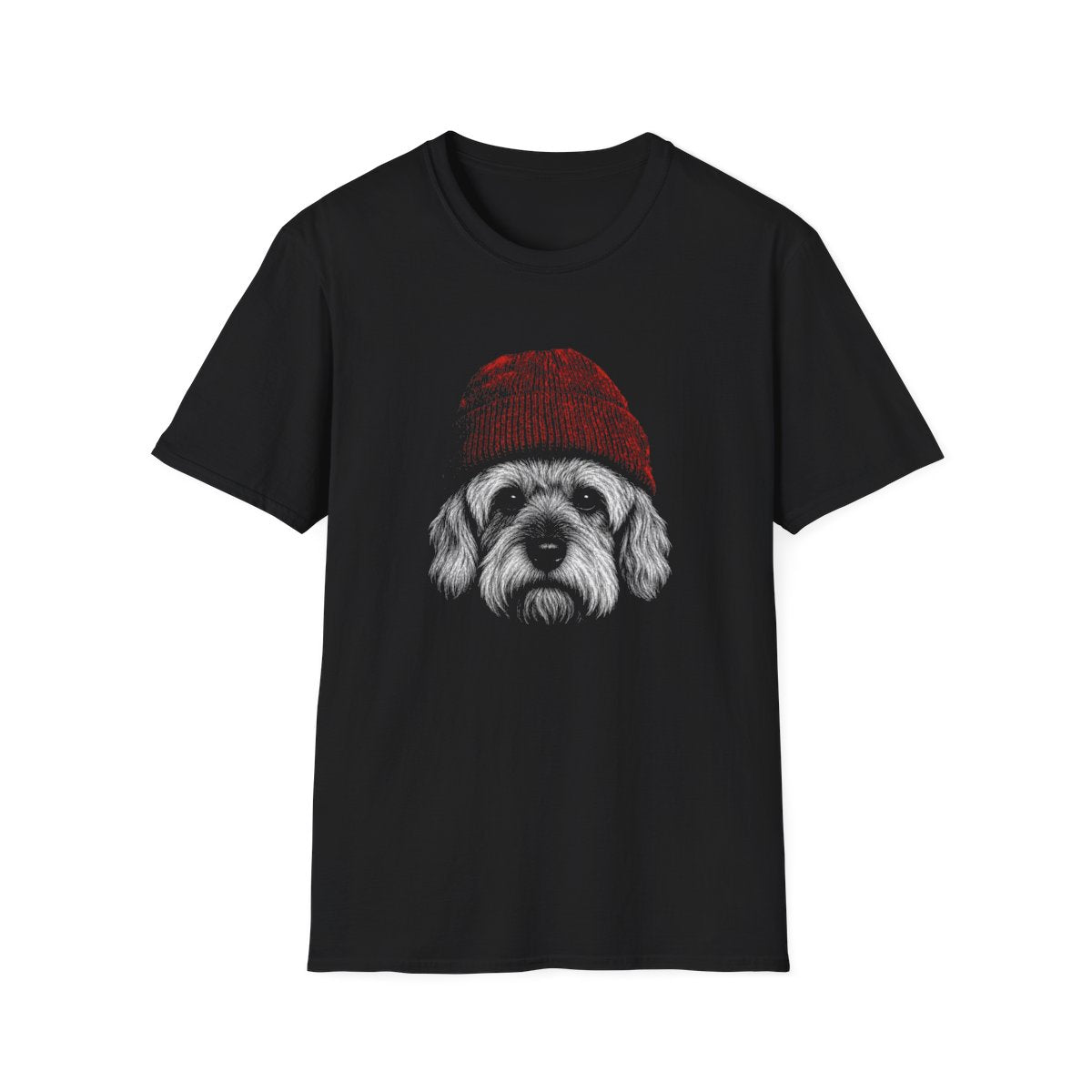 Dandie Dinmont Terrier In Beanie Tee